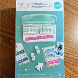 We R Memory Keepers Punch Board - Mint